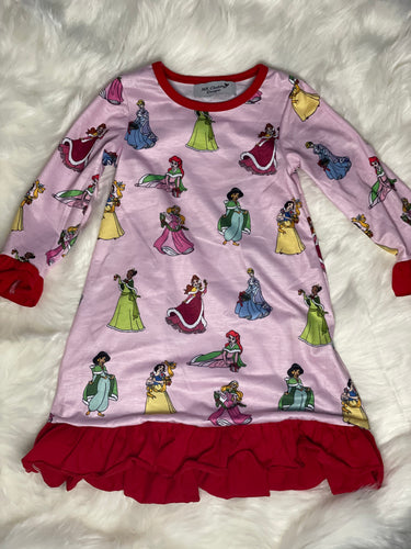 DISNEY PRINCESS CHRISTMAS NIGHTGOWN