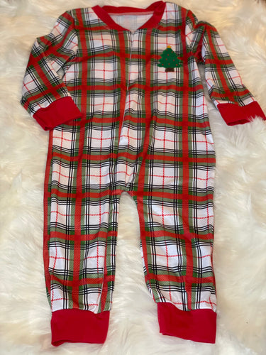 Christmas Plaid Family PJs