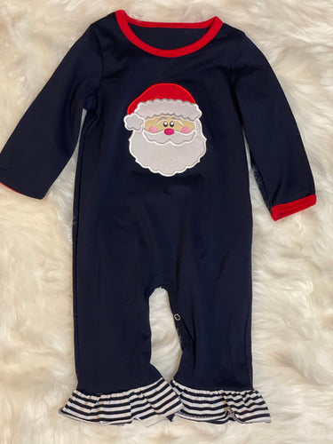 NAVY SANTA APPLIQUE COLLECTION