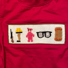 Load image into Gallery viewer, Smocked ‘A Christmas Story’ Long Sleeve Shirt Only
