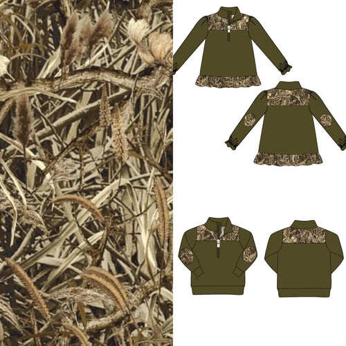 CAMO GIRL PULLOVER