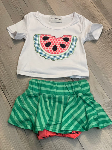 Watermelon Bummie Set