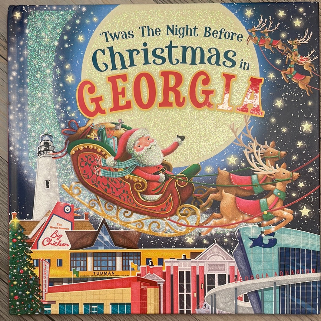‘Twas the night before Christmas in GEORGIA HARDCOVER BOOK